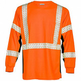 Kishigo T-Shirt,Black Sided,Class 3,Orange,XL 9135-XL