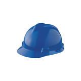 V-Gard Slotted Hard Hat Cap, Staz-On Suspension, Blue