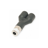 Legris Threaded Y Male,1/4 In OD,PSI 290,PK10 3148 56 14
