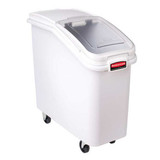 Rubbermaid Commercial Mobile Bulk Storage,400 qt Cap.,29.25" L FG360088WHT