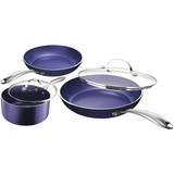 GraniteStone Diamond Blue Non-Stick Cookware Set (5-Piece) 7072