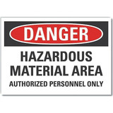 Lyle Hzrdous Mtrl Danger Lbl,5x7in,Polyester LCU4-0643-ND_7X5