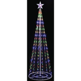 Alpine 86 In. LED Lighted Christmas Tree Tower LUC138MC