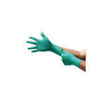92-500 Disposable Nitrile Gloves, Rolled Cuff, Size 7.5 to 8, Green