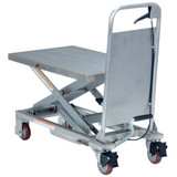 Manufacturer Varies Scissor Lift Cart,400 lb.,SS,Fixed CART-400-PSS