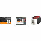 Badgy ID Card Printer,30 mil,7-7/8 in. W B22U0000RS