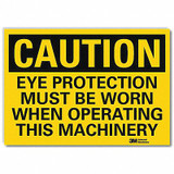 Lyle Caution Sign,10in x 14in,Rflct Sheeting U4-1282-RD_14X10