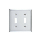 Legrand Toggle Wall Plate,Brushed Finish,Silver SS2