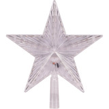 Alpine 8-Function LED 9 In. Star Christmas Tree Topper COR174A-TM