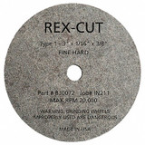 Rex Cut CutOff Wheel,3"x1/16"x3/8",18080rpm 131233