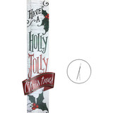 Alpine Holly Jolly Porch Sign SCC480HH Pack of 4