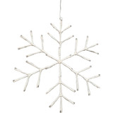 Alpine 16 In. LED Multi-Color Snowflake Hanging Lighted Decoration BYS138MC