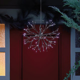 Alpine 16 In. LED White Snowflake Ornament Lighted Decoration
