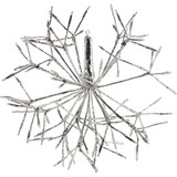 Alpine 16 In. LED Multi-Color Snowflake Ornament Lighted Decoration CRD100L-MC