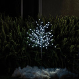 Alpine Frosty Christmas Tree with Snowflake LED Lights