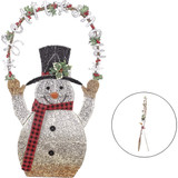 Alpine 42 In. Warm White LED Snowman Lighted Decoration CHT914