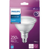 Philips High Output 250W Equivalent Daylight PAR38 Medium Dimmable LED Floodlight Light Bulb