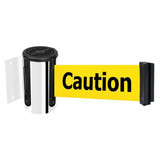 Tensabarrier Belt Barrier,Chrome,Belt Yellow 896-STD-1P-STD-NO-YAX-C