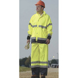 Occunomix Rain Jacket,Class 3, Type R,Blk/Ylw,L LUX-TJR-YL