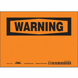 Condor Safety Sign,5 inx7 in,Vinyl 486W69