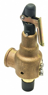 Kunkle Valve Safety Relief Valve,1/2in.x3/4in.,100psi  6010DCM01-KM-100