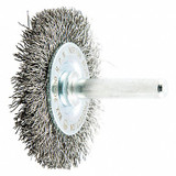 Sim Supply Wire Wheel Brush,Crimped,Carbon Steel  66252839029