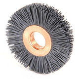 Weiler Wire Wheel Brush,Arbor,2 In.,3/8 In. W 97446