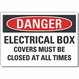 Lyle Elec Panel Danger Labl,3.5x5in,Polyester LCU4-0642-ND_5X3.5