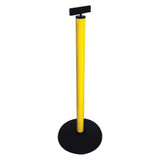 Visiontron Sign Holder,Aluminum,Yellow,40 in. SP601S3YA-SBB-MPC