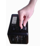 Dayton Portable Elct Heater,Blk,6-3-4" H 3VU37