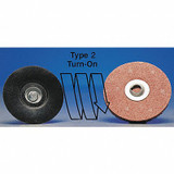 Merit Quick-Change Sand Disc,1 in Dia,TS,PK100  69957399620