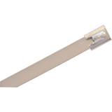 Dolphin Components Cable Tie,5 in,Silver,PK10 DC-316SS5-250X