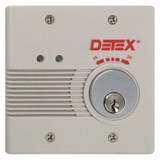 Detex Exit Door Alarm,12/24VDC,Horn,100dB  EAX-2500S GRAY W-CYL