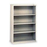 Tennsco Welded Steel Bookcase,52in,4 Shelf,Gray B-53LG