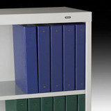 Tennsco Bookcase,52 in H,Light Gray B-53LG