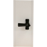 Larson Euro Black Push Button Door Latch CH2000501 170493