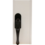 Larson Euro Black Push Button Door Latch CH2000501 170493