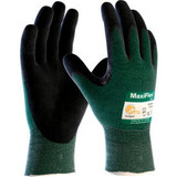 PIP MaxiFlex Cut Micro-Foam Nitrile Coated Gloves Black Large 12 Pairs