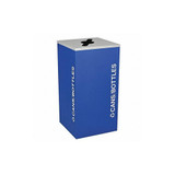Tough Guy Recycling Container,Blue,24 gal.  5UJC6