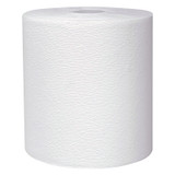 Kleenex Towels, White, Hard Roll, 8 in W x 600 ft L, 600 ft per Roll/6 Rolls per Case