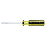 100 Plus Round Blade Standard Tip Screwdriver, 1/4 in, 8-1/4 in Overall L