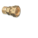 Brass Cylinder Adaptors, From CGA520 B Tank Acetylene To CGA300 Commercial Acetylene