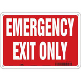 Condor Safety Sign,7 in x 10 in,Glow Vinyl 467R53