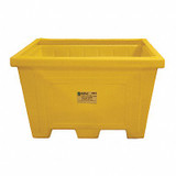Enpac Storage Tote,Yellow,Solid,Polyethylene 1520-YE