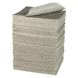 Brady Spc Absorbents Absorbent Pad,Universal,Gray,PK100 RFP100