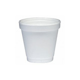 Dart Disposable Hot Cup,4oz,White,Foam,PK1000  4J4