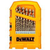 Pilot Point 29-Piece Gold Ferrous Oxide Drill Bit Set, 1/16 in to 1/2 in