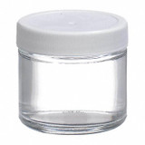 Wheaton Jar,60 mL,48 mm H,Clear,PK24 W216903