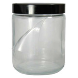 Qorpak Jar,240 mL,89 mm H,Clear,PK24 GLC-02242