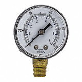 Pic Gauges Pressure Gauge,General Purpose,2" Dial SEP-101D-204E-BSPT